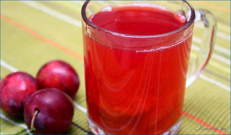 варить, компот, сливы