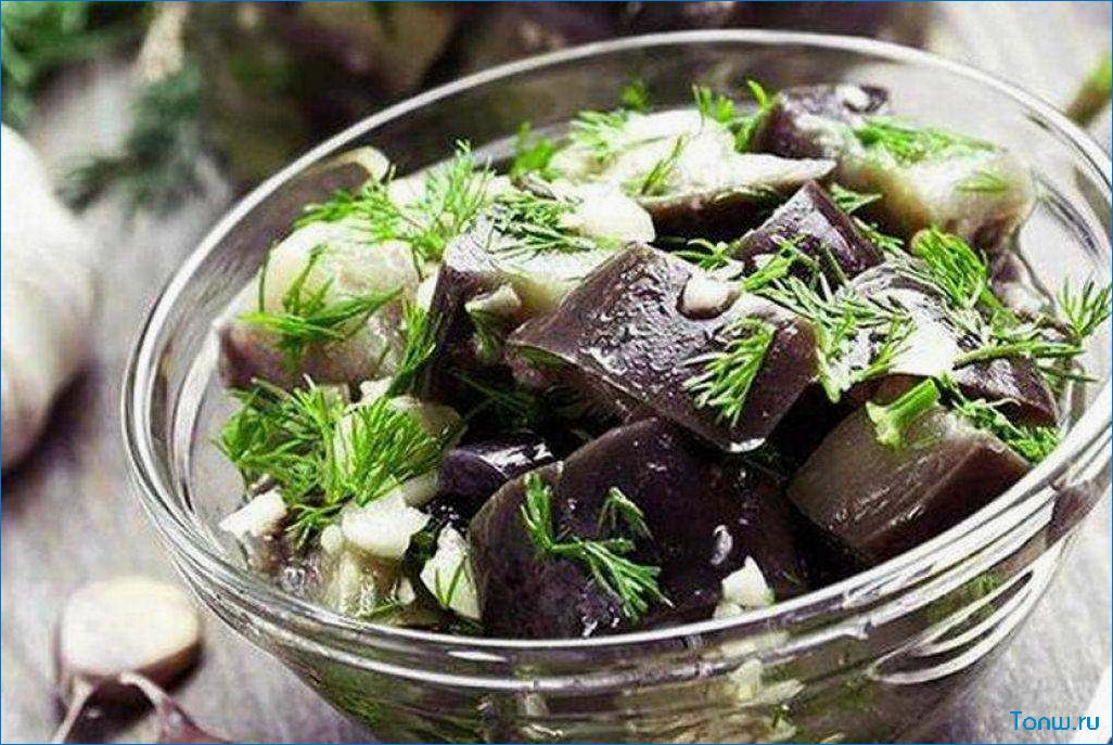 Как приготовить вкусные и ароматные маринованные баклажаны — рецепты и секреты