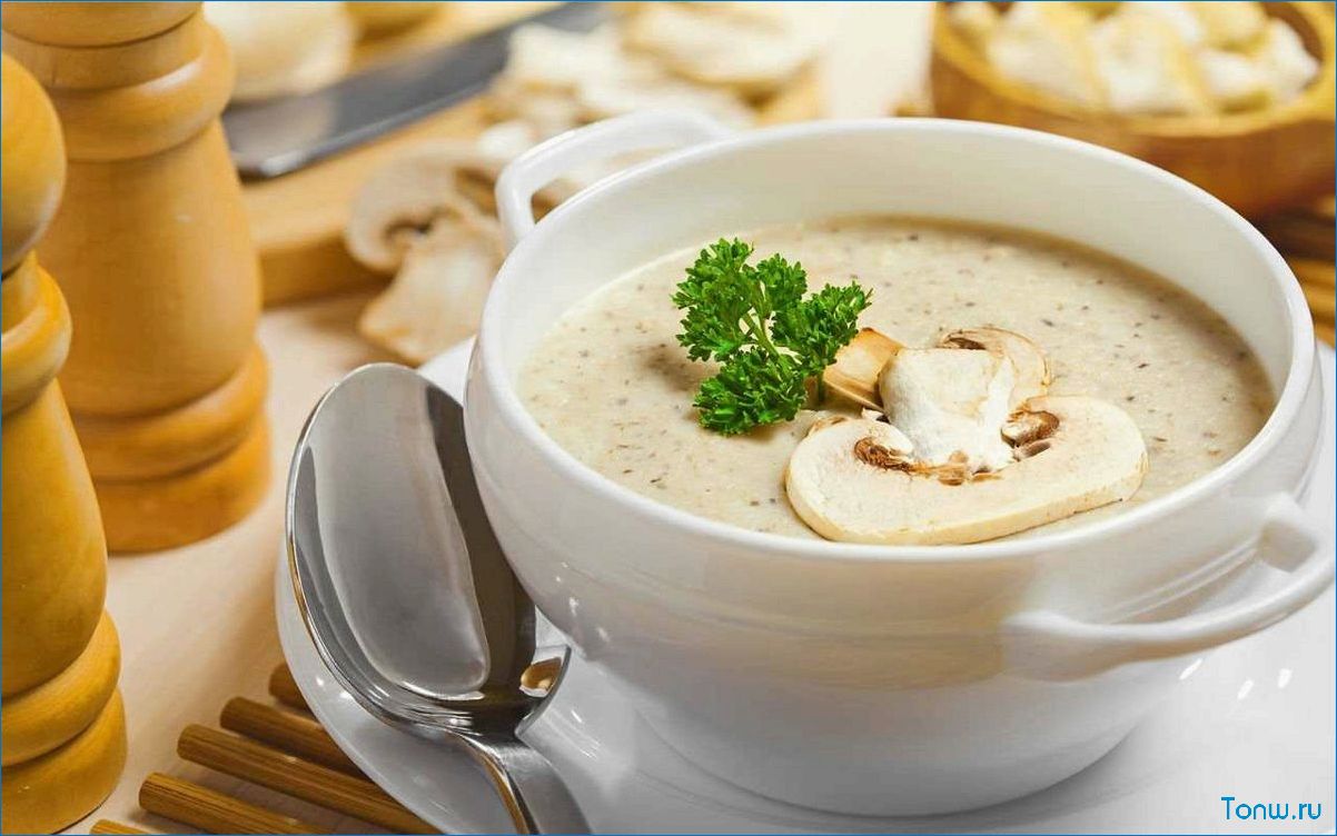 Грибной суп-крем — рецепт с шампиньонами и лесными грибами для настоящих гурманов