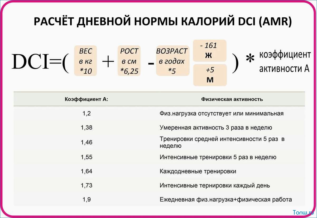 Метод подсчета калорий — как правильно определить количество потребляемой энергии 