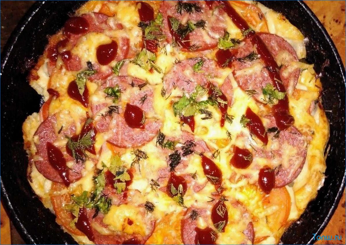 Пицца «Минутка» в мультиварке — быстро, вкусно и удобно приготовить дома