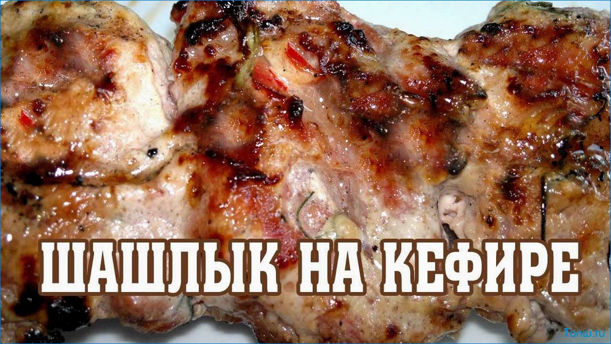 Шашлык в кефире — секреты приготовления, неповторимый вкус и полезные свойства 