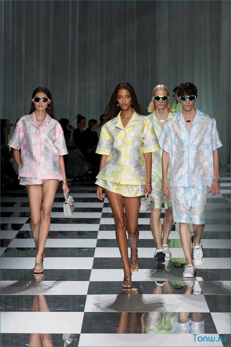 (коллекция, versace, весна-лето, 2024) Коллекция Versace весна-лето 2024