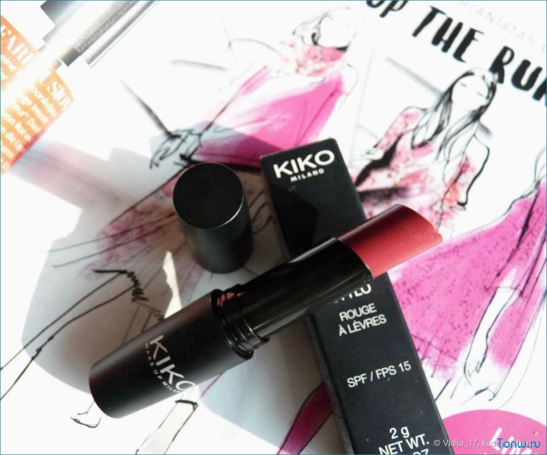Отзыв о губной помаде Kiko Ultra Glossy Stylo SPF 15 №803