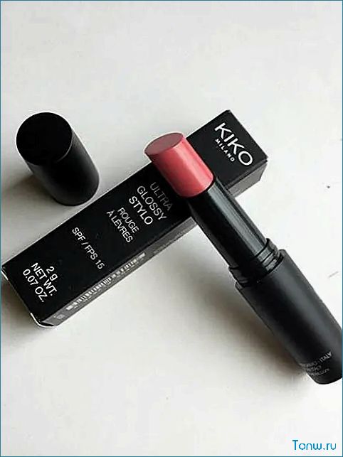 Отзыв о губной помаде Kiko Ultra Glossy Stylo SPF 15 №803