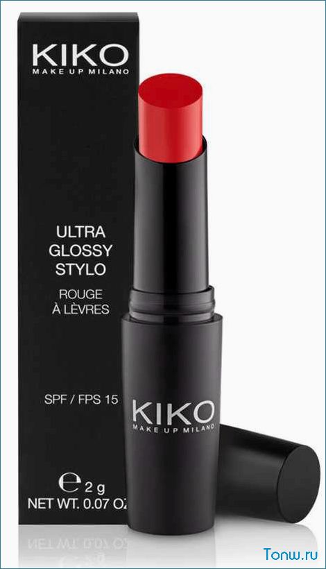 Отзыв о губной помаде Kiko Ultra Glossy Stylo SPF 15 №803