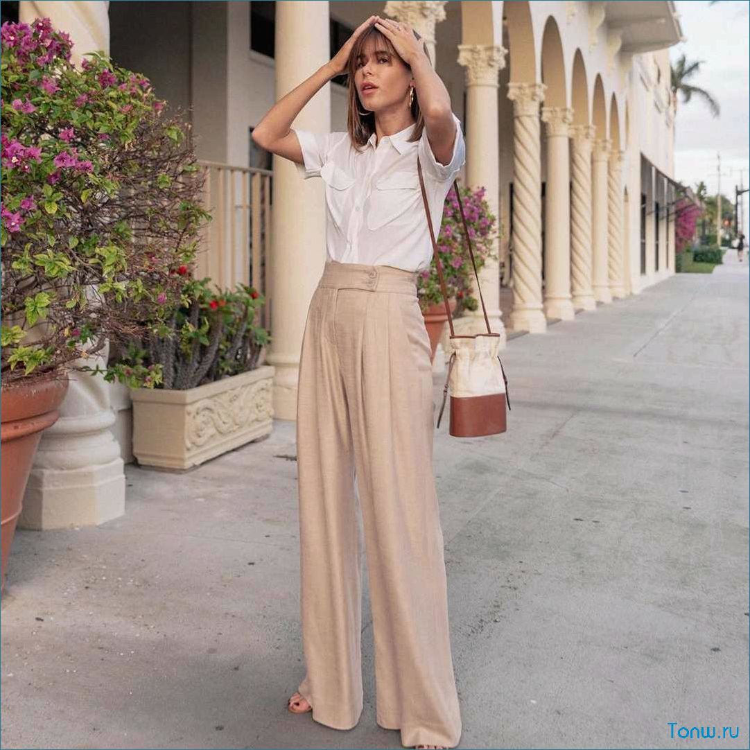 (носить, брюки-палаццо, модные, идеи, образов) С чем носить брюки-палаццо — модные идеи образов