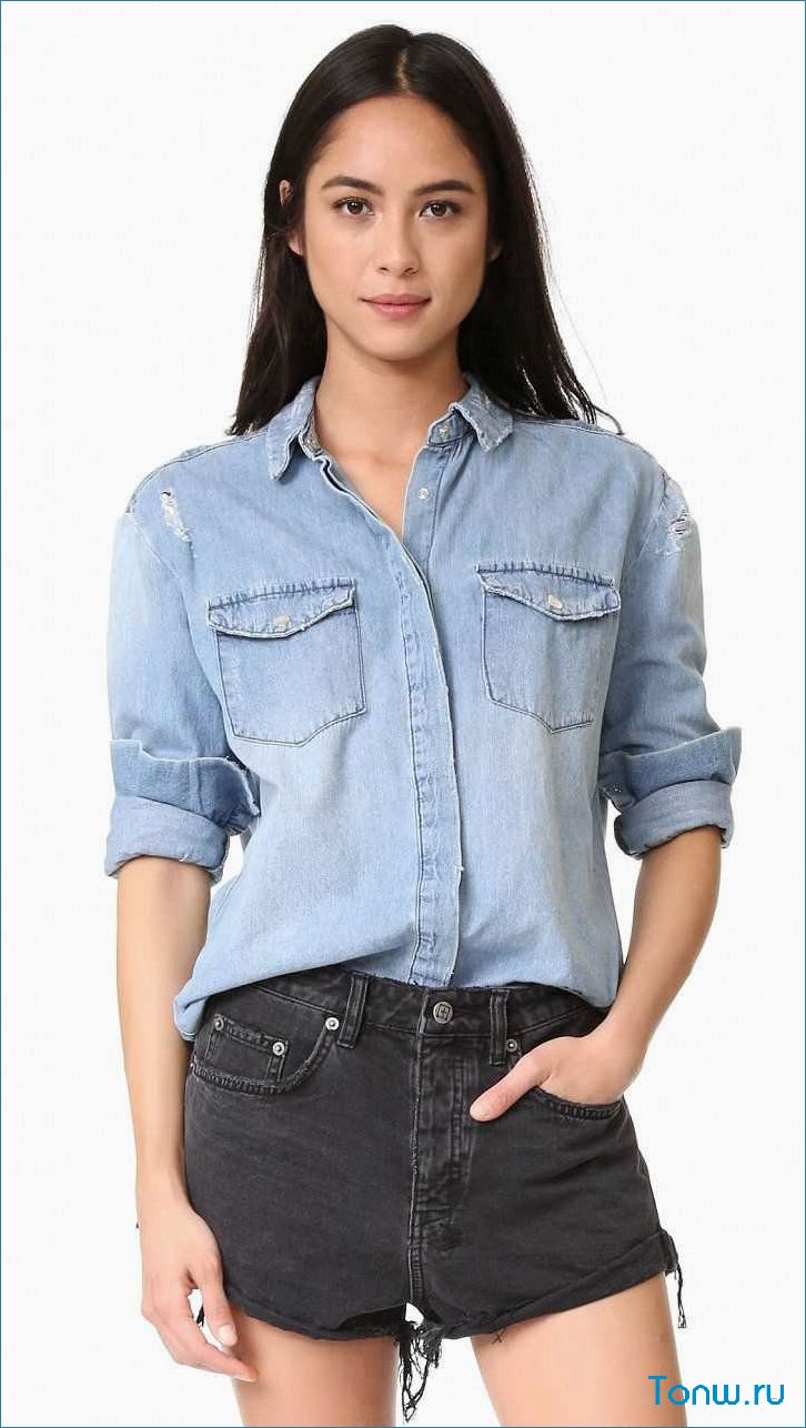 (идеи, сочетания, джинсовой, рубашки) Идеи сочетания джинсовой рубашки