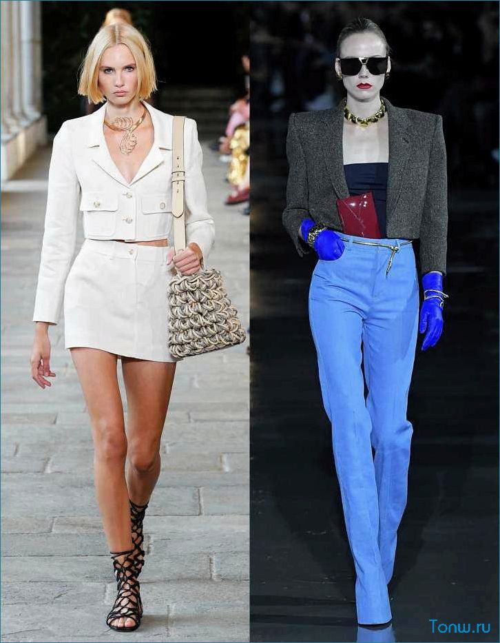 (укороченные, жакеты, 2024, модные, тренды) Укороченные жакеты 2024 — модные тренды и стильные сочетания